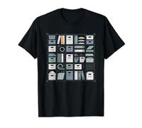Professional Organizer Matching Bins Labels Aesthetic Art T-Shirt