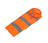 Professional Outdoor Windsock with Rip-Stop Design and Reflective Belt for Wind Direction Visualization (Orange Grey)