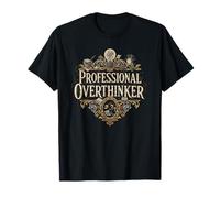 Professional Over Thinker Funny Thinking Too Much Stressed T-Shirt
