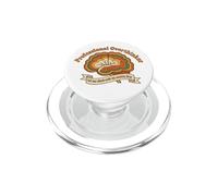 Professional Overthinker Retro 70s Brain Anxiety Humor PopSockets PopGrip for MagSafe