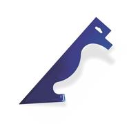 Professional Paint Guard Edger Tool 44cm Plastic Decorators Protector Shield for Walls Glass Wallpaper Tiles Carpets Skirting Boards Edge Trim Cutting in Tool Precise Painting Guide (Pack of 1)