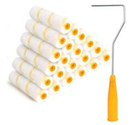 Professional Paint Roller Set, 20 Rollers Sleeves 6 inch, Painter's Roller Great for Interior Wall, Edge and Ceiling Painting and Outdoor Artistry Roller Set