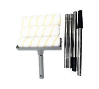 Professional Painting Tools: Rotary Brush Set, Extendable Bar Included | Interior Wall Ceiling Painting, Home Renovation, DIY Art Projects, Office, Estu
