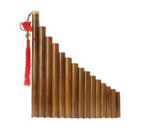 Professional Pan Flute 15 Natural Bamboo Pipes Pan Flute Wind Instrument Slippers Woodwind Instrument