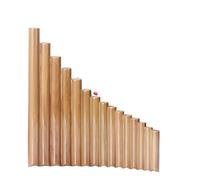 Professional Pan Flute 15-pipe Pan Flute Instrument For Adults Bitter Bamboo Folk Music 15-pipe G-tune(C tune)