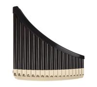 Professional Pan Flute 1pc Pan Flute 16/18 Pipes Panpipes AC Tone Tunable Base Panflute Professional Pan Pipe Musical Instrument(18 Hole-Beige)