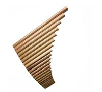 Professional Pan Flute 22-pipe C-tuned Panpipe Natural Bitter Bamboo Panpipe Tuning Varnish With Cowhide Bag Suitable For Beginners