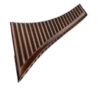 Professional Pan Flute 22 Pipe Handmade Pan Flute In The Key Of G Brown Suitable For Practice And Playing(LEFT SMALL)