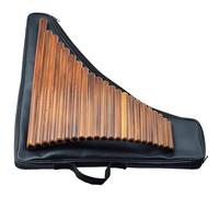Professional Pan Flute 22 Pipes bamboo PanFlute Key of G Professional Flauta xiao Handmade Panpipes(Right Hand)
