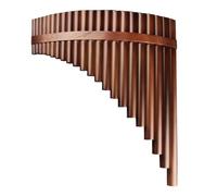 Professional Pan Flute 22 Pipes Pan Flute Worldwide Woodwind Musical Instruments C Key Pan Pipes Bamboo Pan Flute With Black Leather Bag(Left-hand)