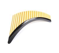 Professional Pan Flute 22-tube Gold Color Base For Both Hands ABS Resin Panpipe For Beginners G Key(Right)