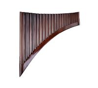Professional Pan Flute 22 Tubes C Key Brown Pan Flute Panpipes Flaute De Pan Folk Woodwind Musical Instrument(Right)