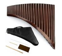 Professional Pan Flute 25 Pipes C Key Brown Musical Instruments Woodwind Instrument Quality Handmade Pan Pipes Pan Flute