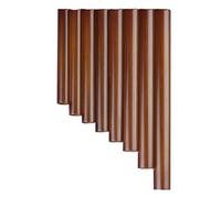 Professional Pan Flute 8 Pipes Pan Flute Pan Pipes Woodwind Instrument Chinese Traditional Musical Instrument Brown Bamboo Pan Flute(10-left)