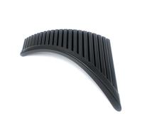 Professional Pan Flute Black Forehand Right Hand Backhand Left Hand 22 Pipe Curved Pan Flute G Tune With Base ABS(Left)