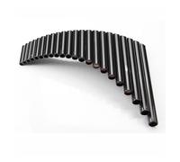 Professional Pan Flute Black Left/right Hand 22-pipe G Key ABS Resin Panpipe For Beginners Without Base(Left)