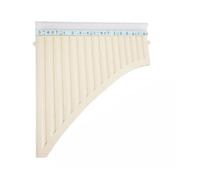 Professional Pan Flute C Key 18 Pipe ABS Panflute For Beginners Easy To Learn With Sliding Blowpipe(18 pipes beige)