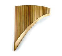 Professional Pan Flute Chinese Traditional Musical Instrument Pan Pipes Easy to Learn in 25 Pipes C Key (25-C-RT)