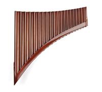 Professional Pan Flute E Key Brown 20 Pipes Pan Flute Folk Musical Instruments Woodwind Instrument Handmade Pan Pipes(Right)