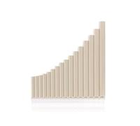 Professional Pan Flute Easy-to-learn Panflute 16-pipe Panflute Beginner's Entry-level C-tune Panflute Instrument(16 pipe)