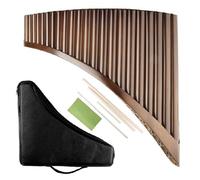 Professional Pan Flute G Key 22 Pan Flute Pan Pipes Folk Woodwind Instrument Pan Flute Natural Wind Pan-Flute(22-LEFT BIG-G)