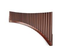 Professional Pan Flute G Key 25 Pipes Specialty Pan Flute Panflute Handmade Panpipes Woodwind Traditional Musical Instrument Bamboo(Left)