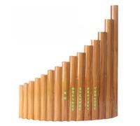 Professional Pan Flute G-tuned Panpipe 22 Pipes Beginner Professional Bitter Bamboo Professional Stage Performance Model (beginner)(C tune)