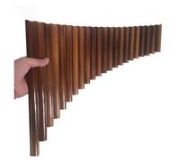 Professional Pan Flute Handmade 22 Pipes Bamboo Pan Flute ProfessionalG Key Musical Instrument With Black Bag