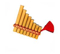 Professional Pan Flute Natural Original Ecology Homemade 8-tube Arrow Bamboo Brown Leather Rope Delicate And Soft