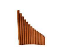 Professional Pan Flute Ordinary G/C 15-pipe Beginner Professional Panpipe Musical Instrument(C)
