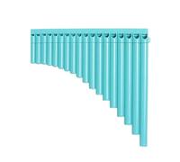Professional Pan Flute Pan Flute 18 Pipes Pan Pipe Instrument Key Of C For Student Beginners With Carrying Bag User Manual Musical Instrument(Blue)