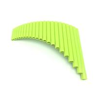 Professional Pan Flute PanFlute 22 Pipes ABS Material Panpipe Right/Left Hand Handmade Folk Musical Instrument Pipe Dizi(Green Left Hand)