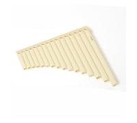 Professional Pan Flute Panpipe National Instruments for Beginners 16/18 C-tuned Easy-to-Learn Pan flute(Beige)