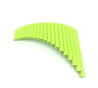Professional Pan Flute Purple/Green Backhand Left-Handed 22-Tube G-Key ABS Resin Panflute For Beginners To Practice Without Base(Green)