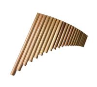 Professional Pan Flute Traditional Folk Instrument Chinese Panpipe Bitter Bamboo Panpipe Tuning 8 Tubes Varnish With Bag
