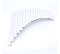 Professional Pan Flute White 22-pipe Forehand Left And Right Hand Holding Basic Model Without Base Traditional Musical Instrument Pan flute(Right)