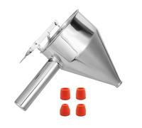Professional Pancake Batter Dispenser Stainless Steel Funnel Suitable For Baking Cupcake Waffles And More With Stand Stainless Steel Funnel