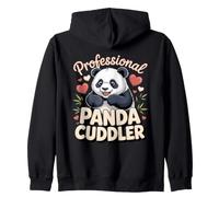 Professional Panda Cuddler Bamboo Wildlife Zip Hoodie