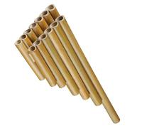 Professional Panpipe Pan Flute 13 Pipes C/G Pan Flute Double Pipes Pan Pipe Traditional Woodwind Musical Instrument For Musical Lover (Color : LEFT-G)
