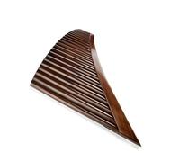 Professional Panpipe Pan Flute 29 Pipes G Key Reed Pan Flute Traditional Woodwind Instrument Handmade Pan Pipe With Bag (Color : Left-brown)