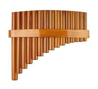 Professional Panpipe Pan Flute Chinese Traditional Musical Instrument 15 Pipes Pan Flute C Key Pan Pipes Woodwind Instrument (Color : Right)