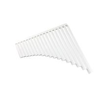 Professional Panpipe Pan Flute Pan Flute 16/18 Pan Flute Instrument In C Key For Beginners And Adults To Play (Color : 18 White)