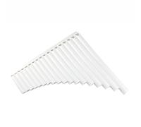 Professional Panpipe Pan Flute Pan Flute Eighteen Pipes Professional Upgraded Pan Flute Improved C Key (Color : White)