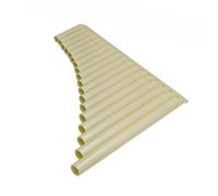 Professional Panpipe Pan Flute Pan Flute Eighteen Pipes Professional Upgraded Pan Flute Improved C Key (Color : Beige)