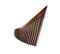Professional Panpipe Pan Flute Woodwind Instrument Panflute 29 Pipes G Key Pan Flute Handmade Pan Pipe With Black Case (Color : 29 right)
