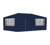 Professional Party Tent with Side Walls 4x6 m Blue 90 g/m? Berkfield Home Blue One Size