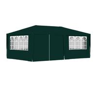 Professional Party Tent with Side Walls 4x6 m Green 90 g/m? Berkfield Home Green One Size