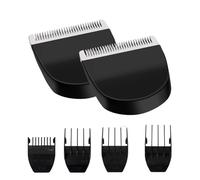 Professional Peanut Clipper/Trimmer Snap On Replacement Blades #2068-300 - Compatible with Wahl Peanut Hair Clipper/Trimmer, 2 Pack Black