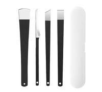 Professional Pedicure Knife Sets for Feet, 4PCS Dead Skin Removal Pedicure Scraper, Corn Foot Callus Remover, Feet Callus Shaver, Foot Scraper for Dead, Dry, Hard & Cracked Skin Foot Care Tools