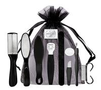 Professional Pedicure Sets for Feet, 10 in 1 Stainless Steel Foot File Pedicure Set, Foot File and Manicure Kit for Dead Skin Removal, Foot Files for Women and Men, Salon or Home Use (Black)